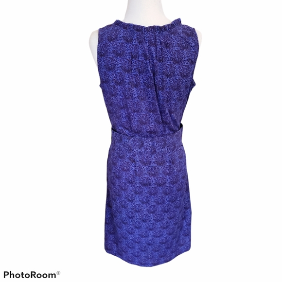 Scotch & Soda Purple Patterned Belted Dress, Sz S - Picture 4 of 6